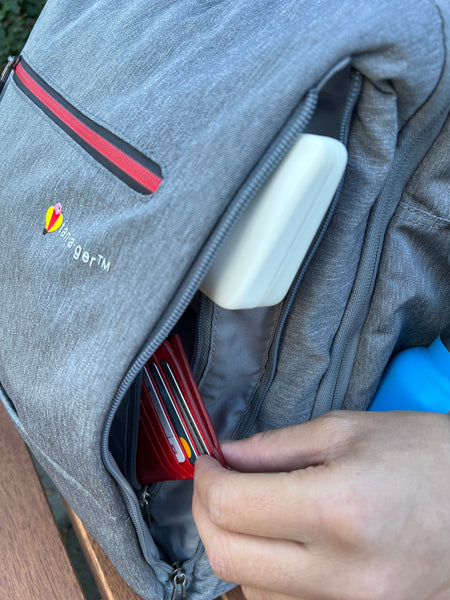 travel backpack, water resistant backpack, multi pockets backpack
