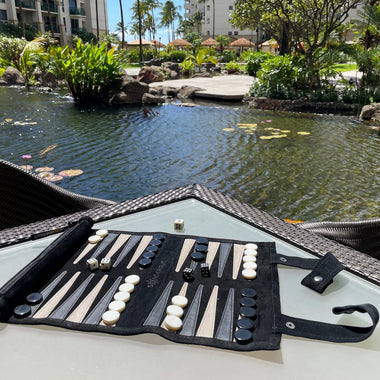Sondergut Roll-Up Travel Backgammon Game