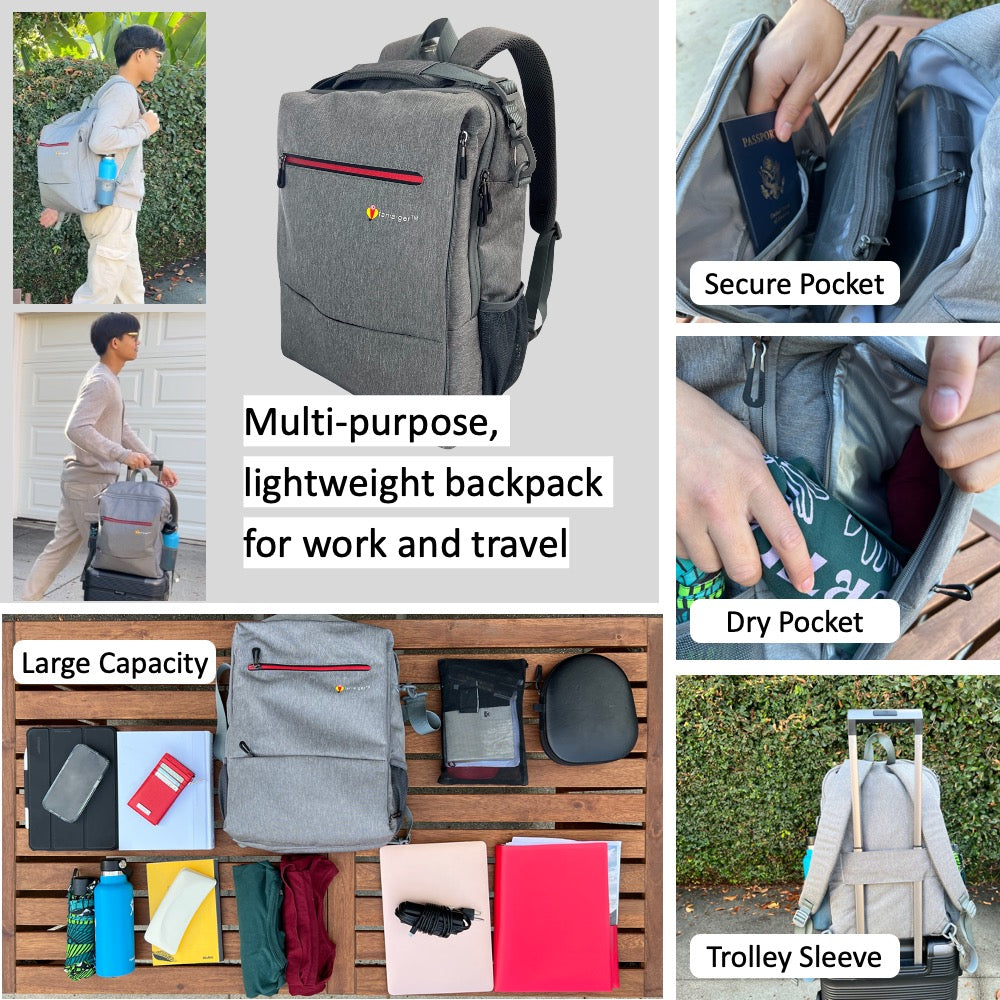 TANAGER™ Travel/ College Lightweight Heavy Duty Backpack. PURCHASES OVER $150.00, ADD TO CART FOR FREE.