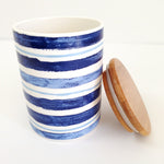 Creative Co-op kitchen storage jar with bamboo lid