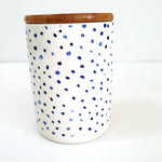 Creative Co-op kitchen storage jar with bamboo lid