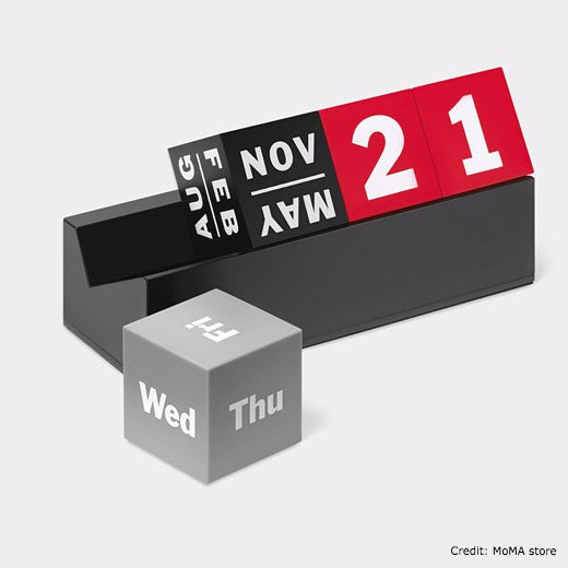 MOMA CUBES PERPETUAL CALENDAR