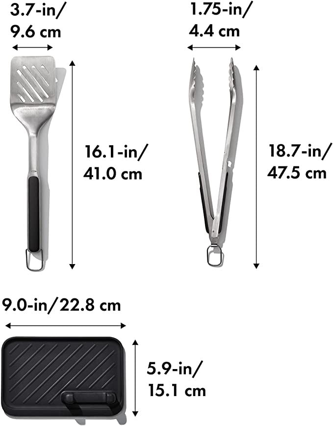 OXO Good Grip 3 PC GRILLING SET