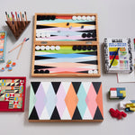 Moma colorplay backgammon set, backgammon