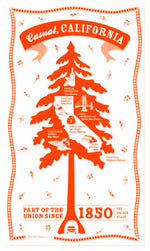 Vintage Kitchen Towels - all about California!