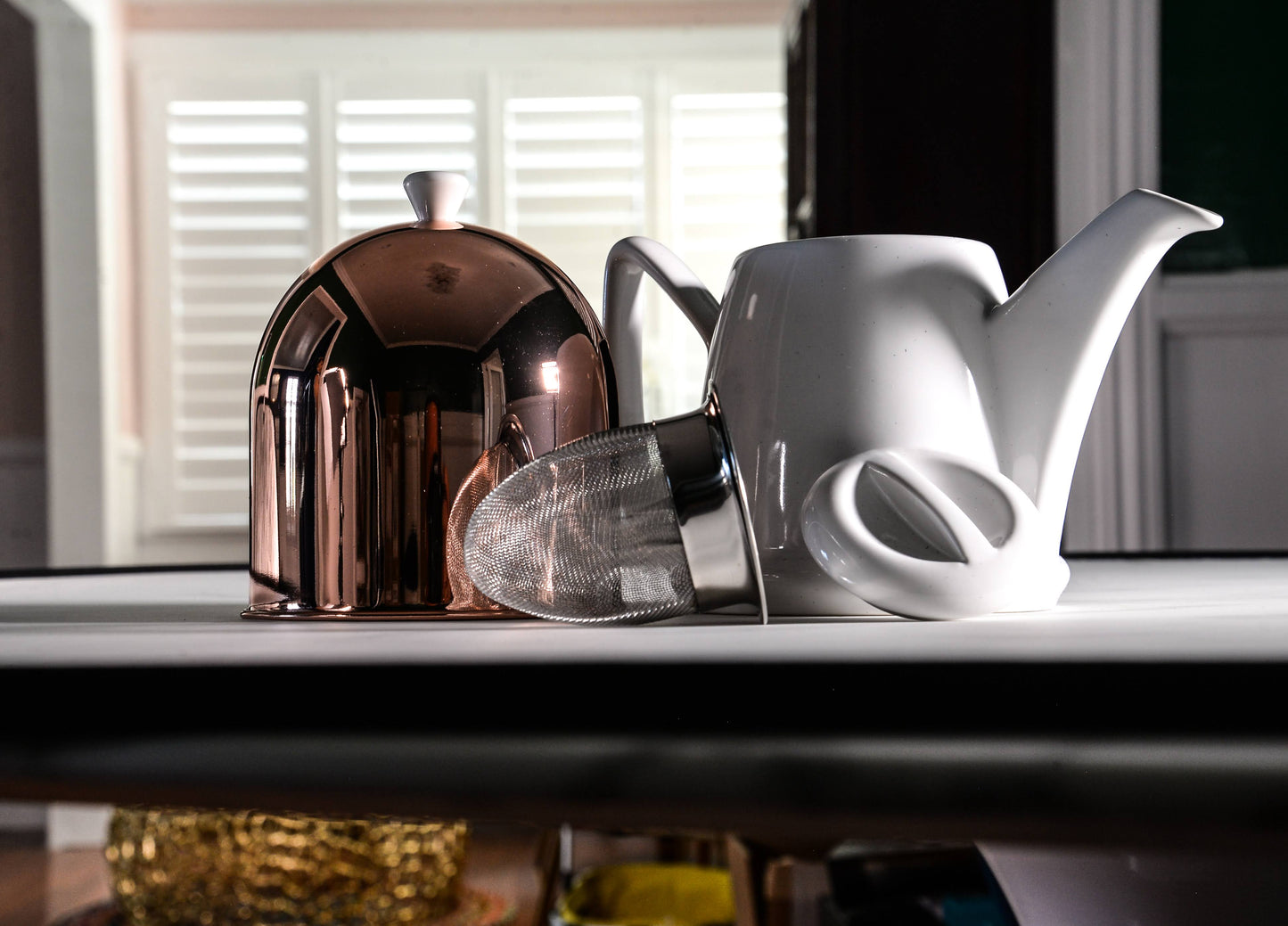 Cosy Manto Teapot 1.0 L White Metal Fittings