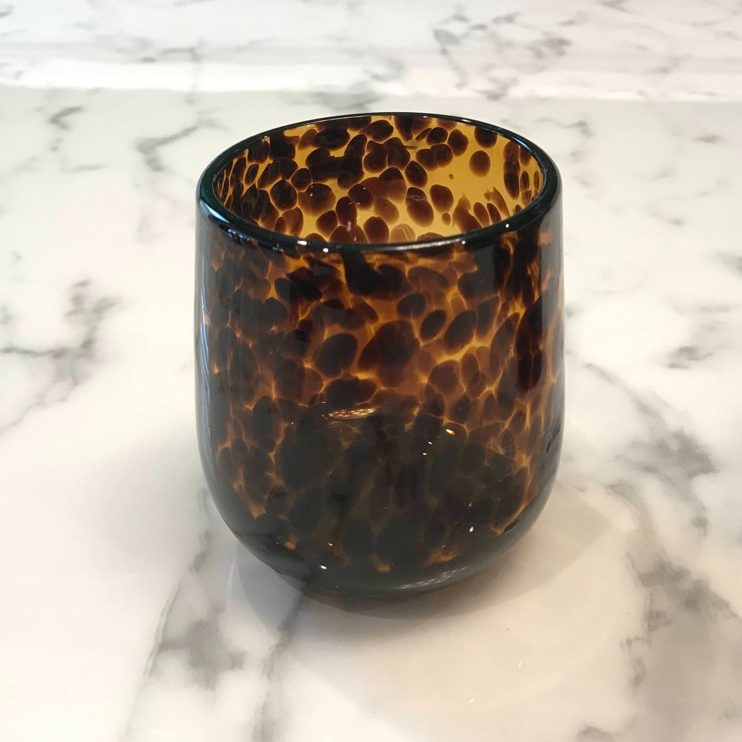 water glass, wine stemless glass