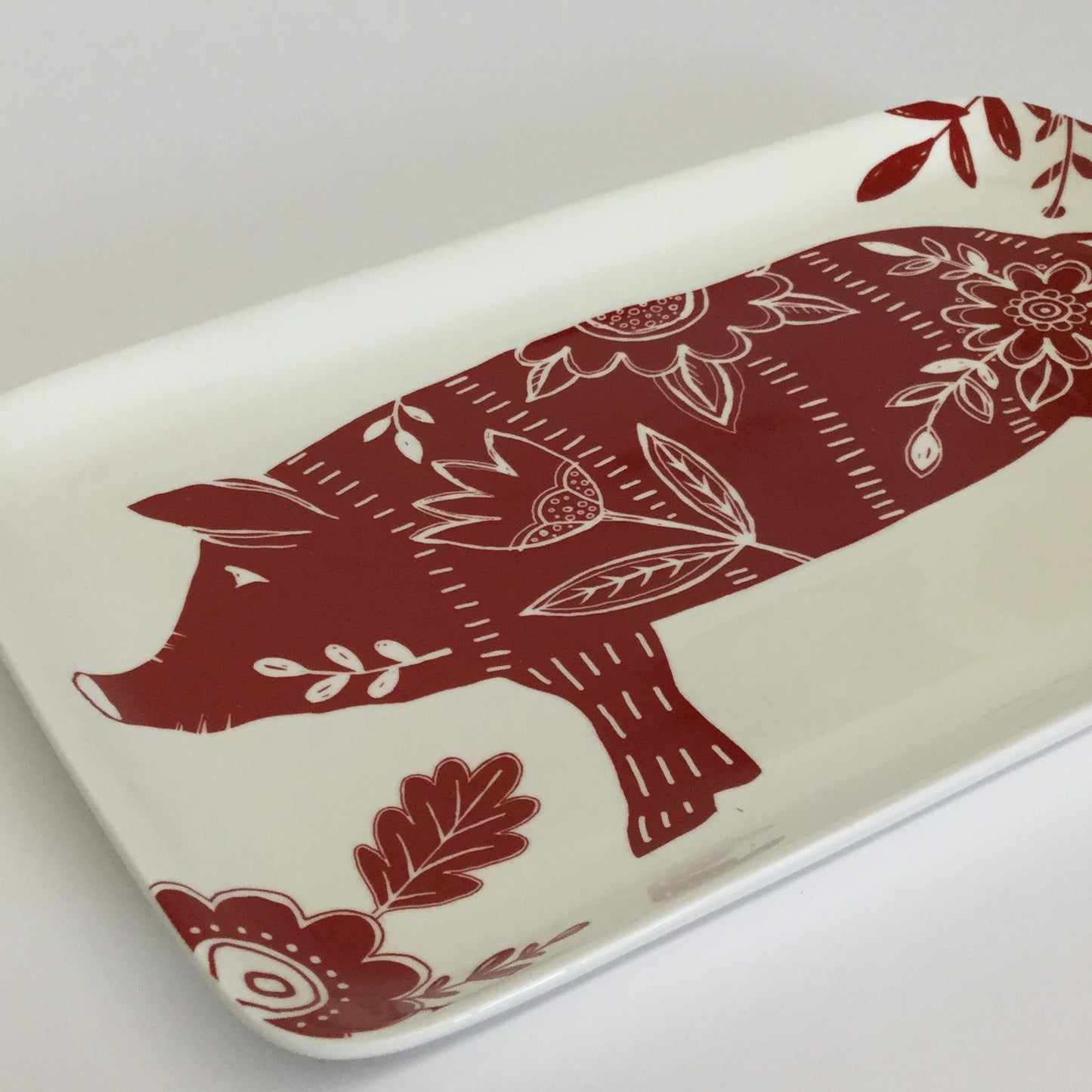 Small Pig Serving Platter