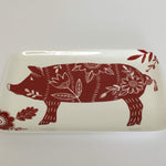 Small Pig Serving Platter