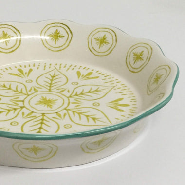 stoneware pie dish, apple pie dish