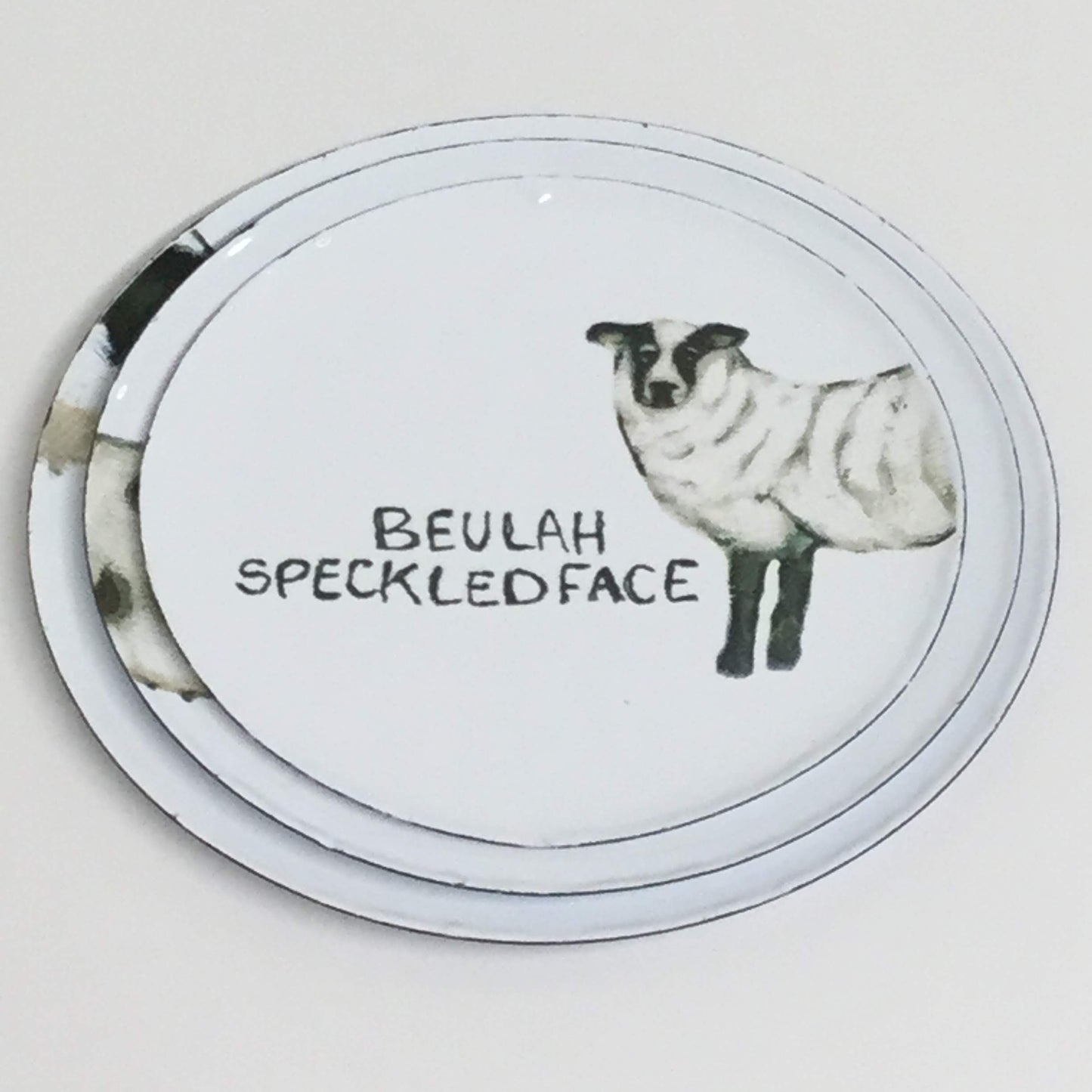 animals plates, enamel animal plates