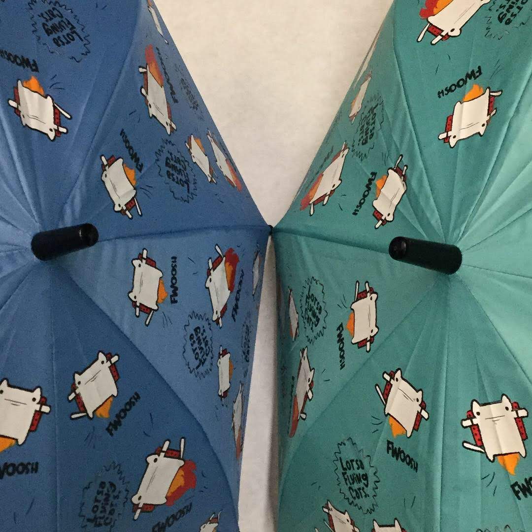 Kids umbrella, children color changing umbrella