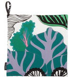 marimekko potholder, green potholder