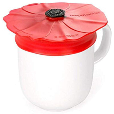 Charles Viancin Spill-Proof Drink Covers, Blue Pop Drink Covers