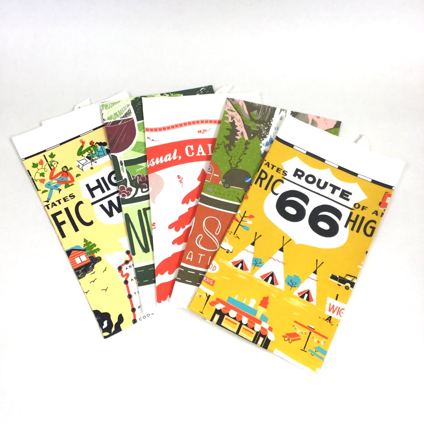 Vintage Kitchen Towels - all about California!