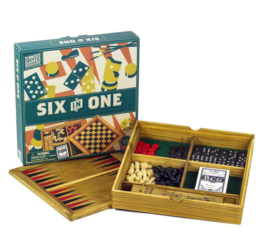 six in one game box, all in one games box