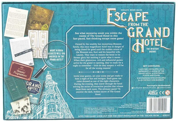 Escape Room Games, Professor puzzle, escape from hotel,