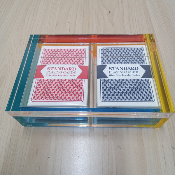 Lucite Box for playing cards