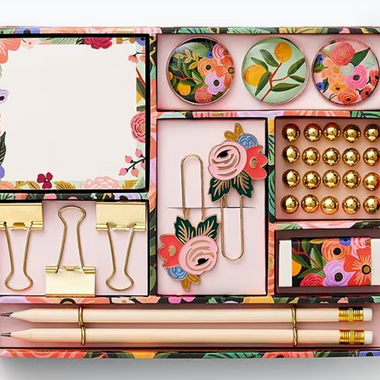 Floral Designs Office Desk Accessories