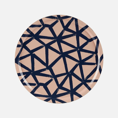 marimekko trays, tray stands