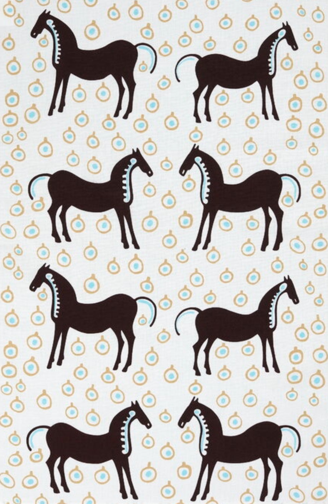 marimekko MUSTA TAMMA, horse