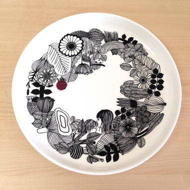 marimekko serving platter, big serving plate