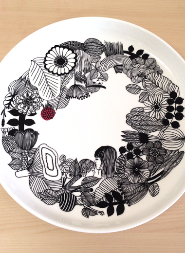 marimekko serving platter, big serving plate