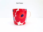 Marimekko Mug, Red Floral Coffee Mug