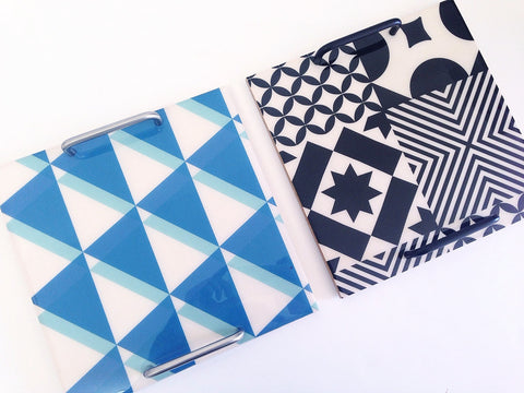 Small Contemporary Serving Trays