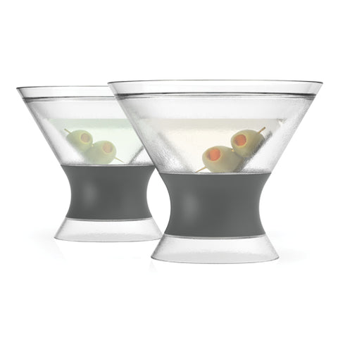 Host Freeze Martini Cooling Glasses, Set of 2