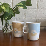 marimekko mugs, minimalist flower mugs