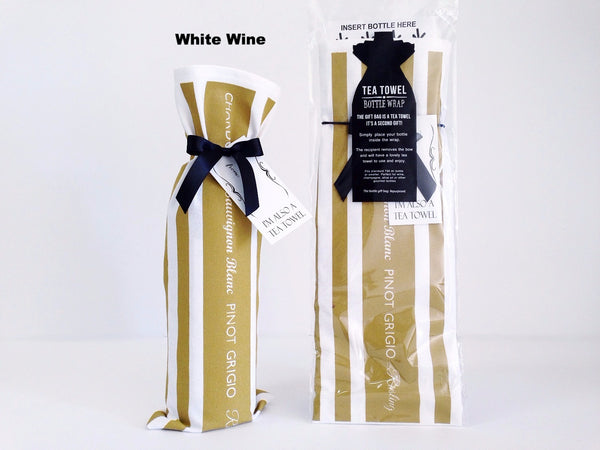 Wine Lover Bottle Wrap/Tea Towel