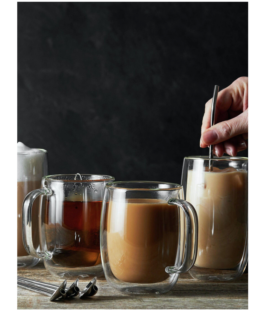 Zwilling Sorrento 9-Piece Double Wall Coffee and Beverage Glassware Set