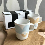 marimekko mugs, Minimalist floral mug