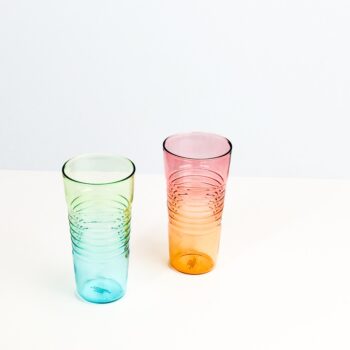 MoMA Ombre Juice and Milk Glasses