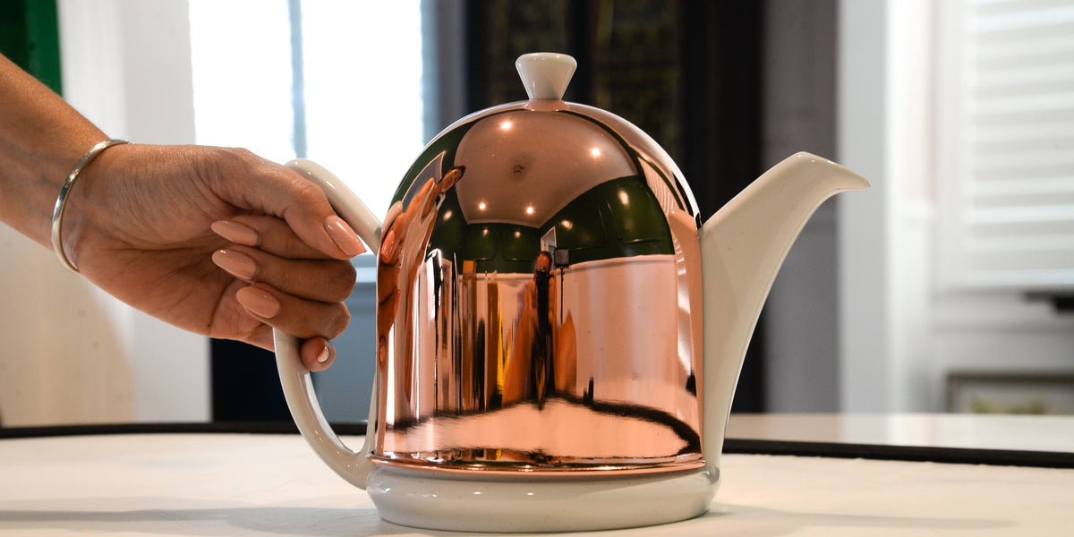 Cosy Manto Teapot, 1.0-Liter, Ceramic Spring White with Insulated Shel ...
