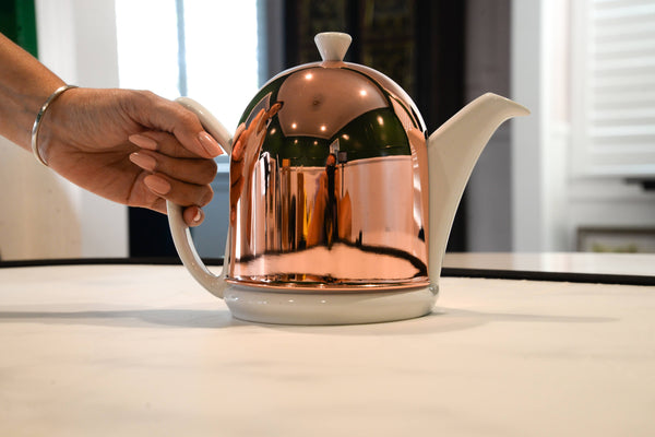 Cosy Manto Teapot 1.0 L White Metal Fittings