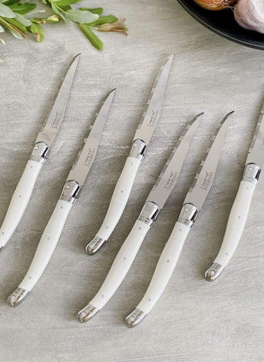 Jean Dubost flatware, steak knives