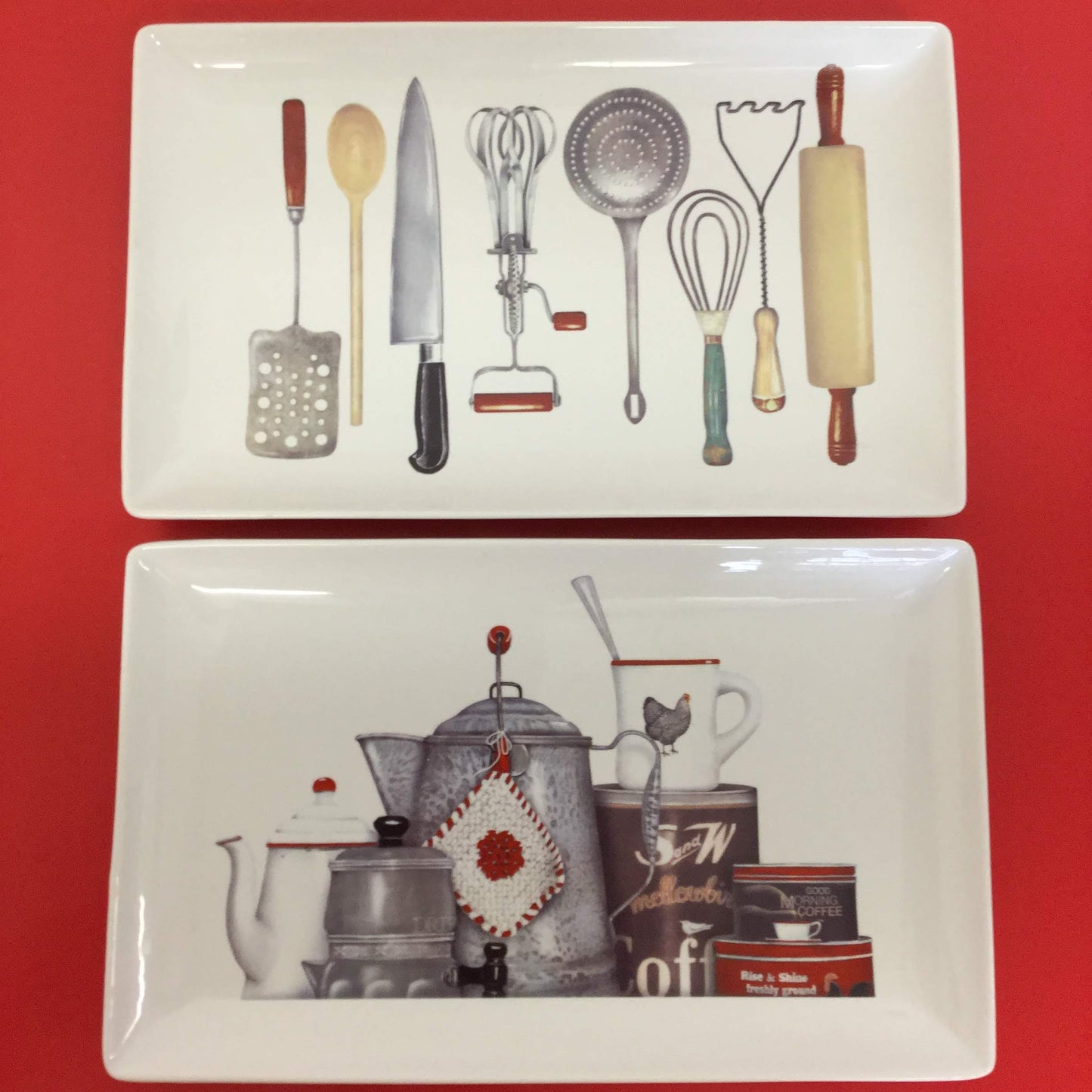 kitchen serving platters