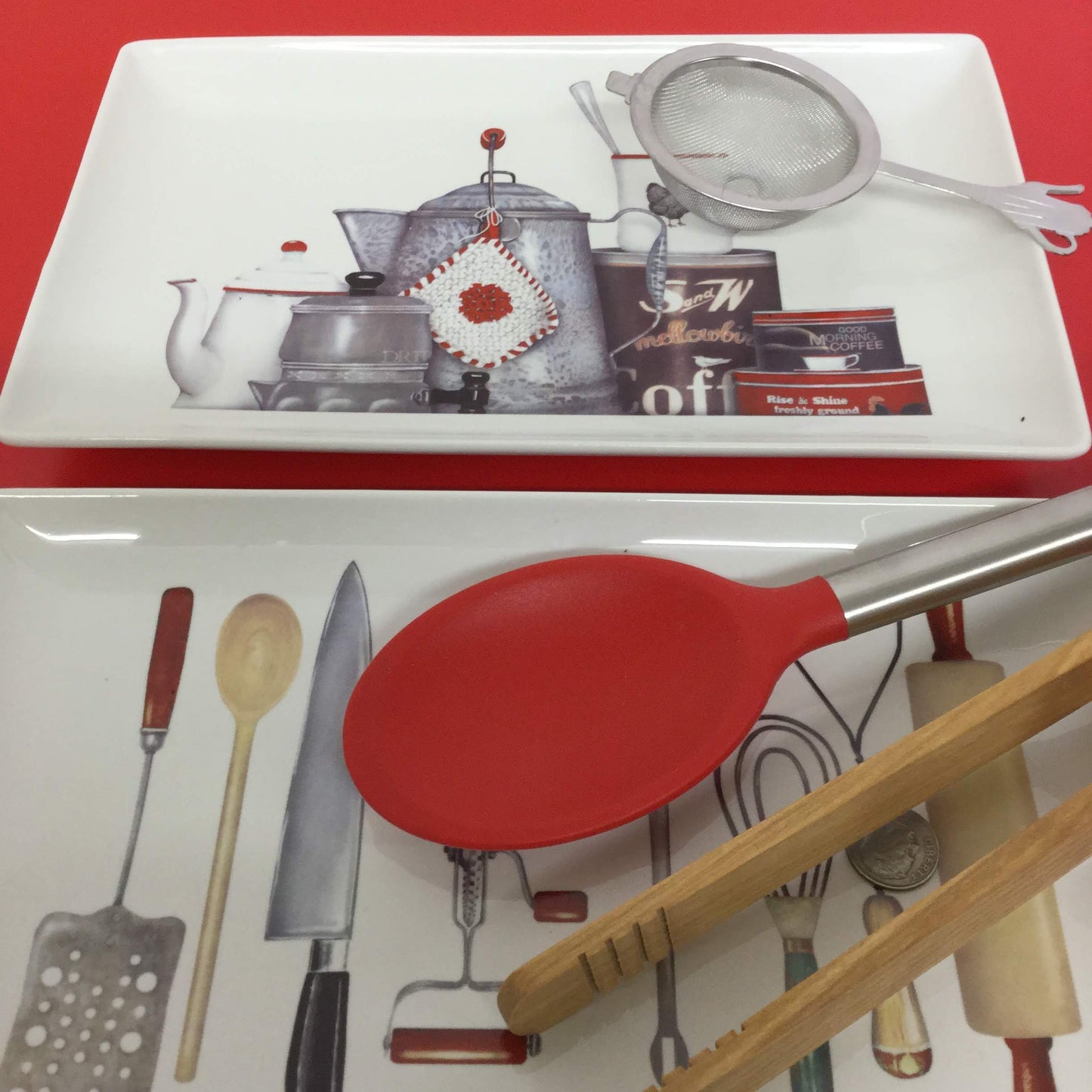 kitchen serving platters
