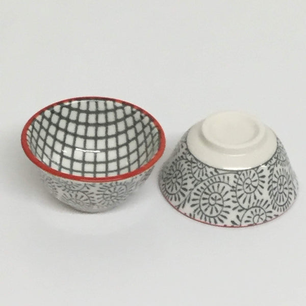 mini bowls, sake cups