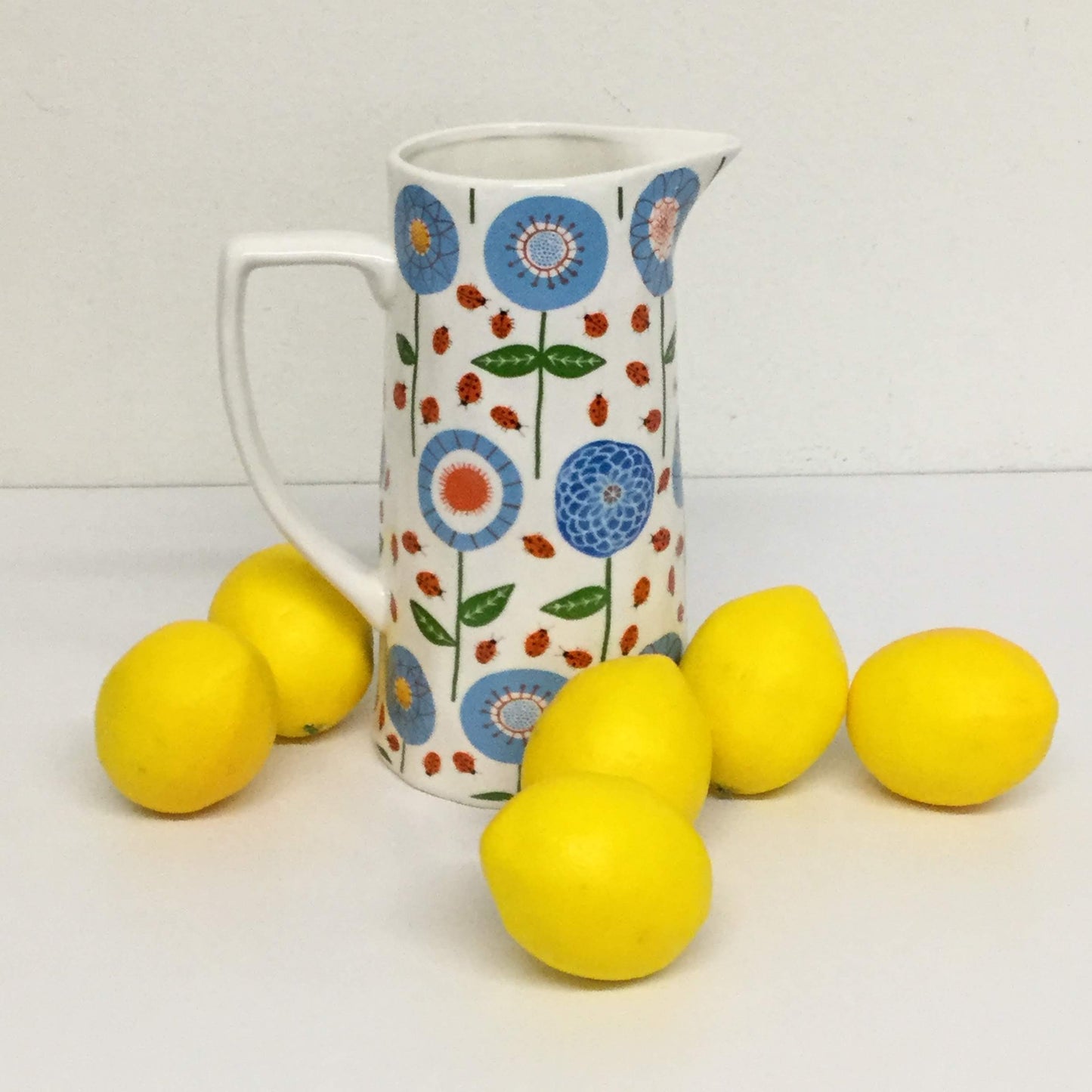 Floral pitcher