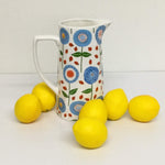 Floral pitcher