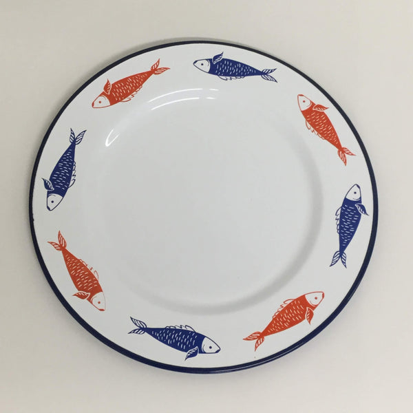 Platter with Fish Design