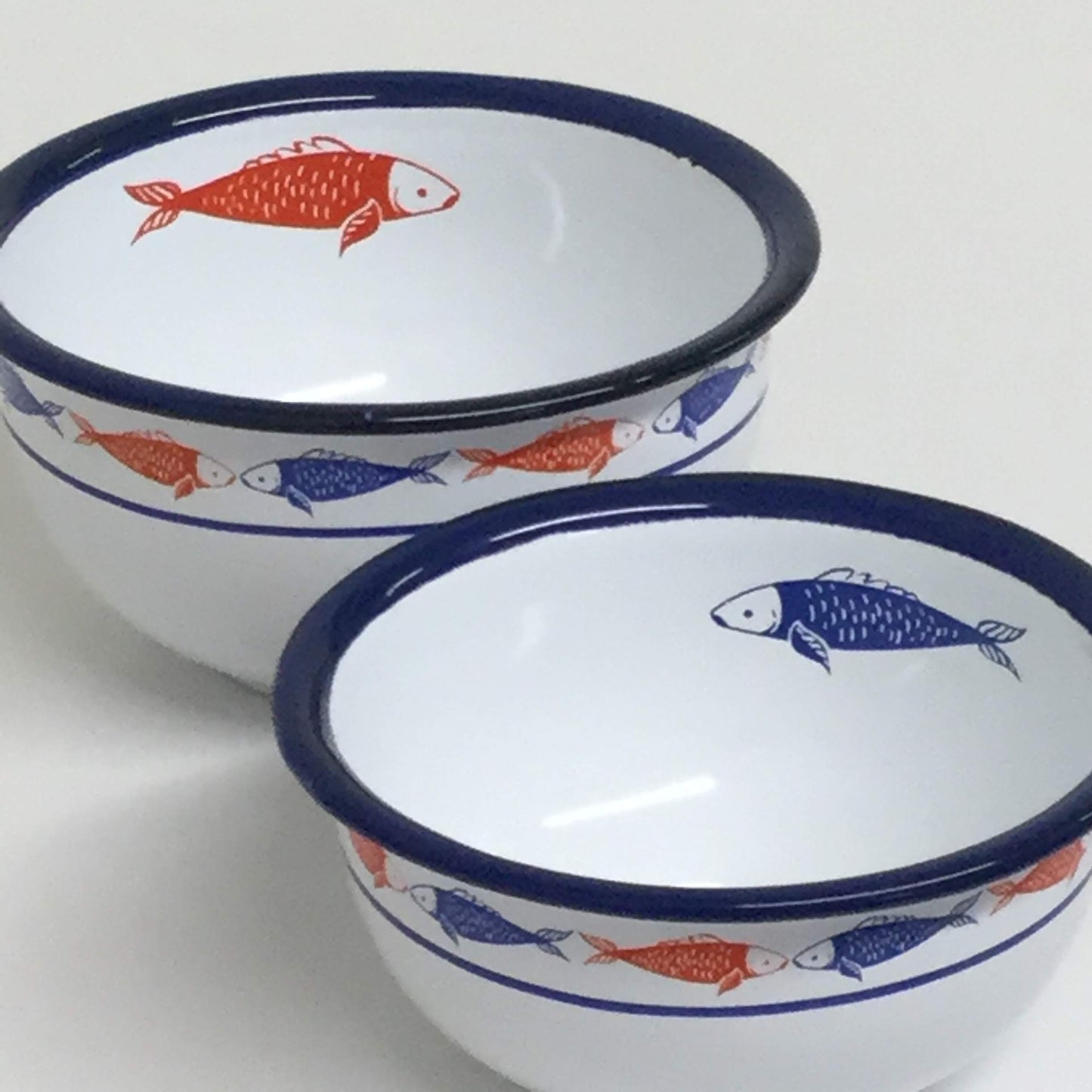 Bowls with Fish Design