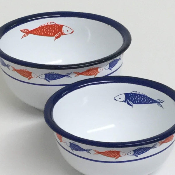 Bowls with Fish Design