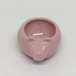 pig salsa/dip dish, salsa bowl