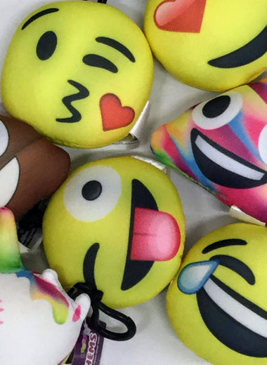 emoji, bag charms
