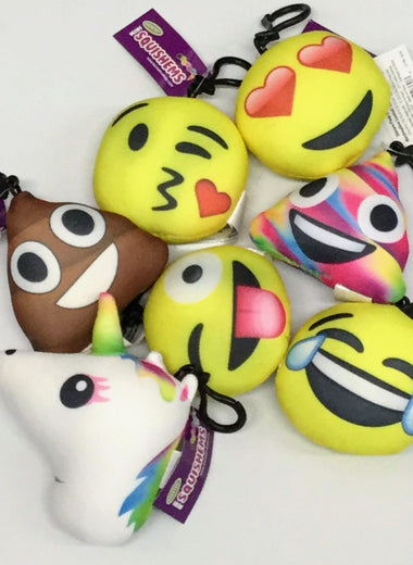 emoji, bag charms, party gifts