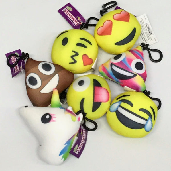 emoji, bag charms, party gifts
